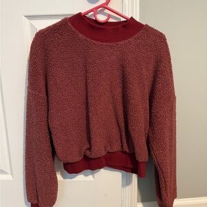 Fabletics Cozy Burgundy Women's Sweater